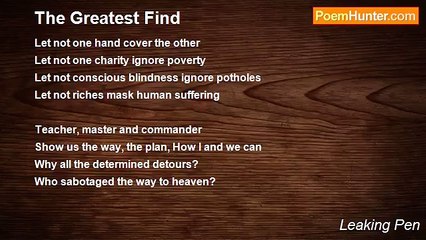 Leaking Pen - The Greatest Find