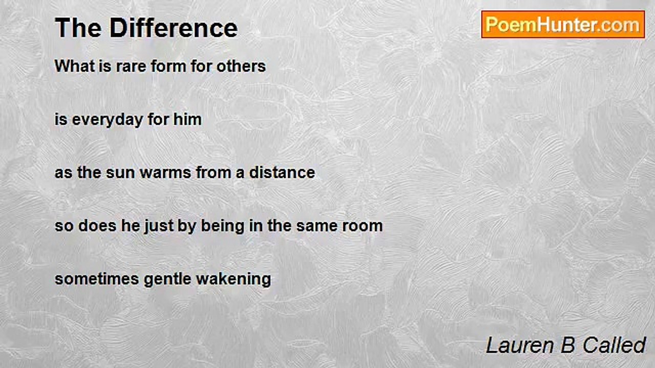 Lauren B Called - The Difference