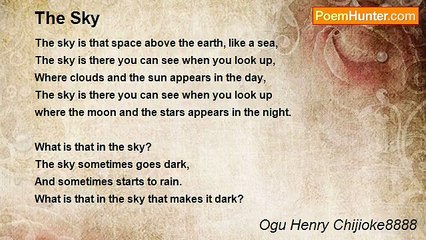 Ogu Henry Chijioke8888 - The Sky