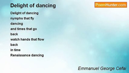 Emmanuel George Cefai - Delight of dancing