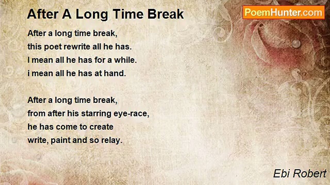 Ebi Robert - After A Long Time Break