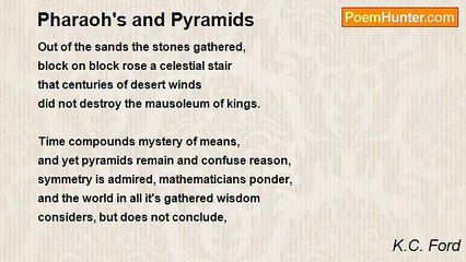 K.C. Ford - Pharaoh's and Pyramids