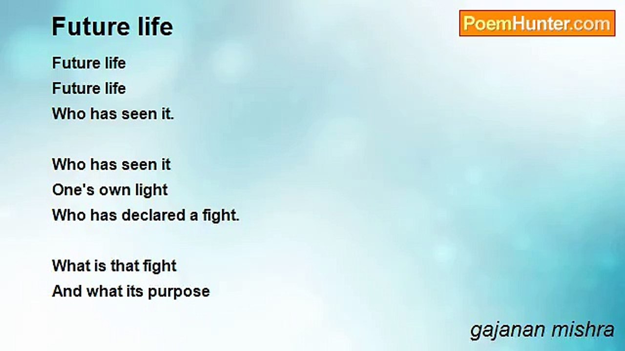 gajanan mishra - Future life