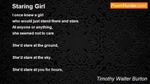 Timothy Walter Burton - Staring Girl