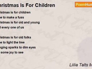 Liilia Talts Morrison - Christmas Is For Children