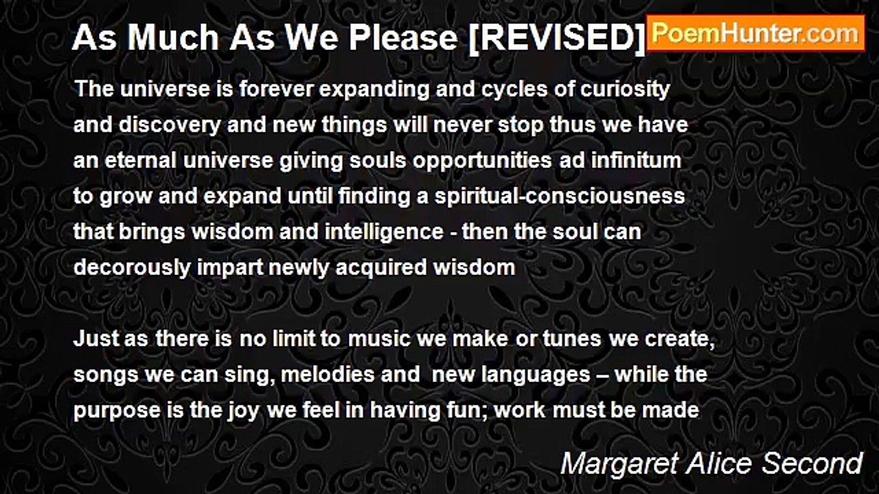 Margaret Alice Second - As Much As We Please [R...