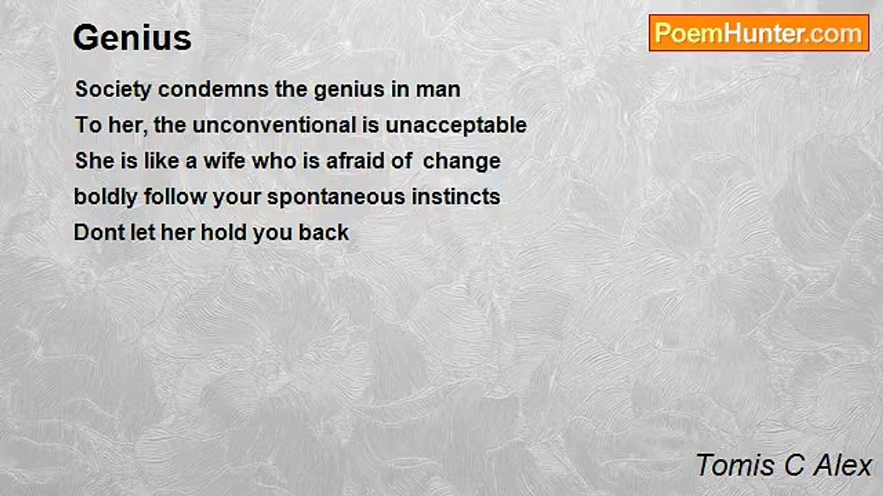 Tomis C Alex - Genius