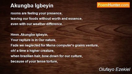 Olufayo Ezekiel - Akungba Igbeyin
