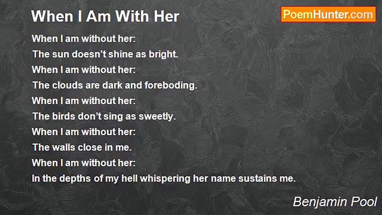 Benjamin Pool - When I Am With Her