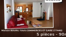 A vendre - maison - BOURG TOUS COMMERCES ET GARE (77440) - 5 pièces - 90m²
