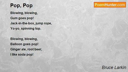 Bruce Larkin - Pop, Pop