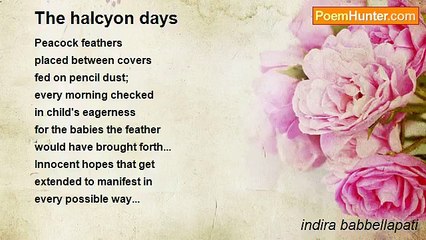 indira babbellapati - The halcyon days