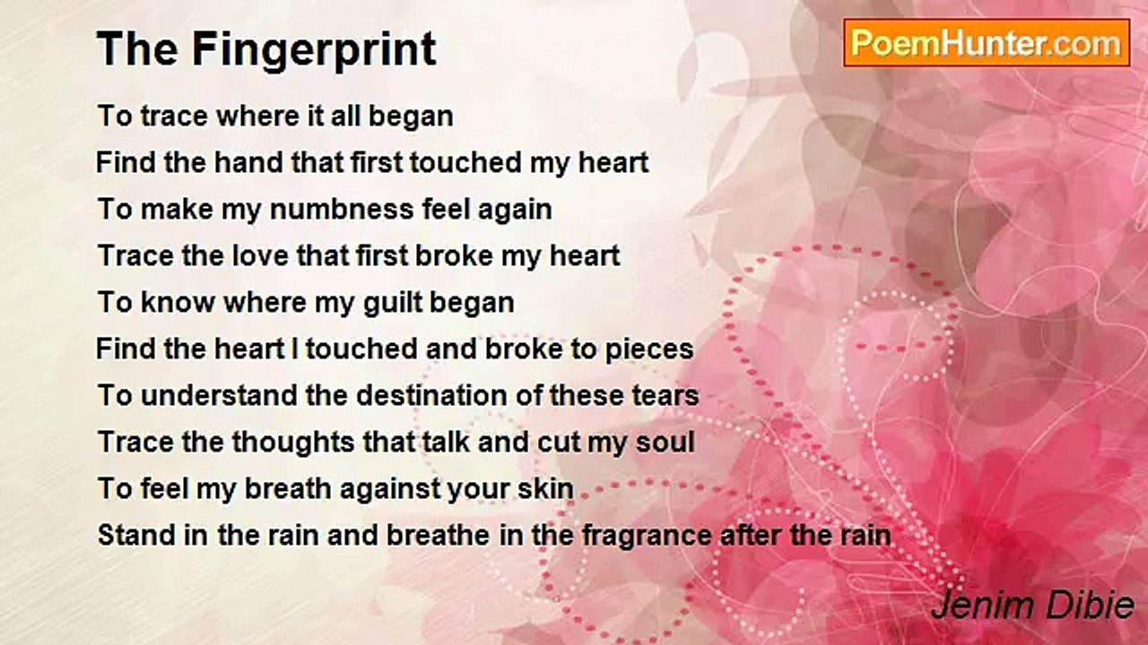 Jenim Dibie - The Fingerprint