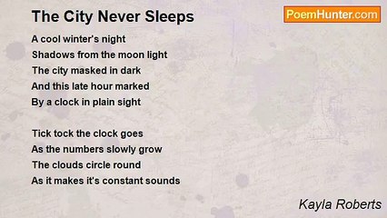 Kayla Roberts - The City Never Sleeps