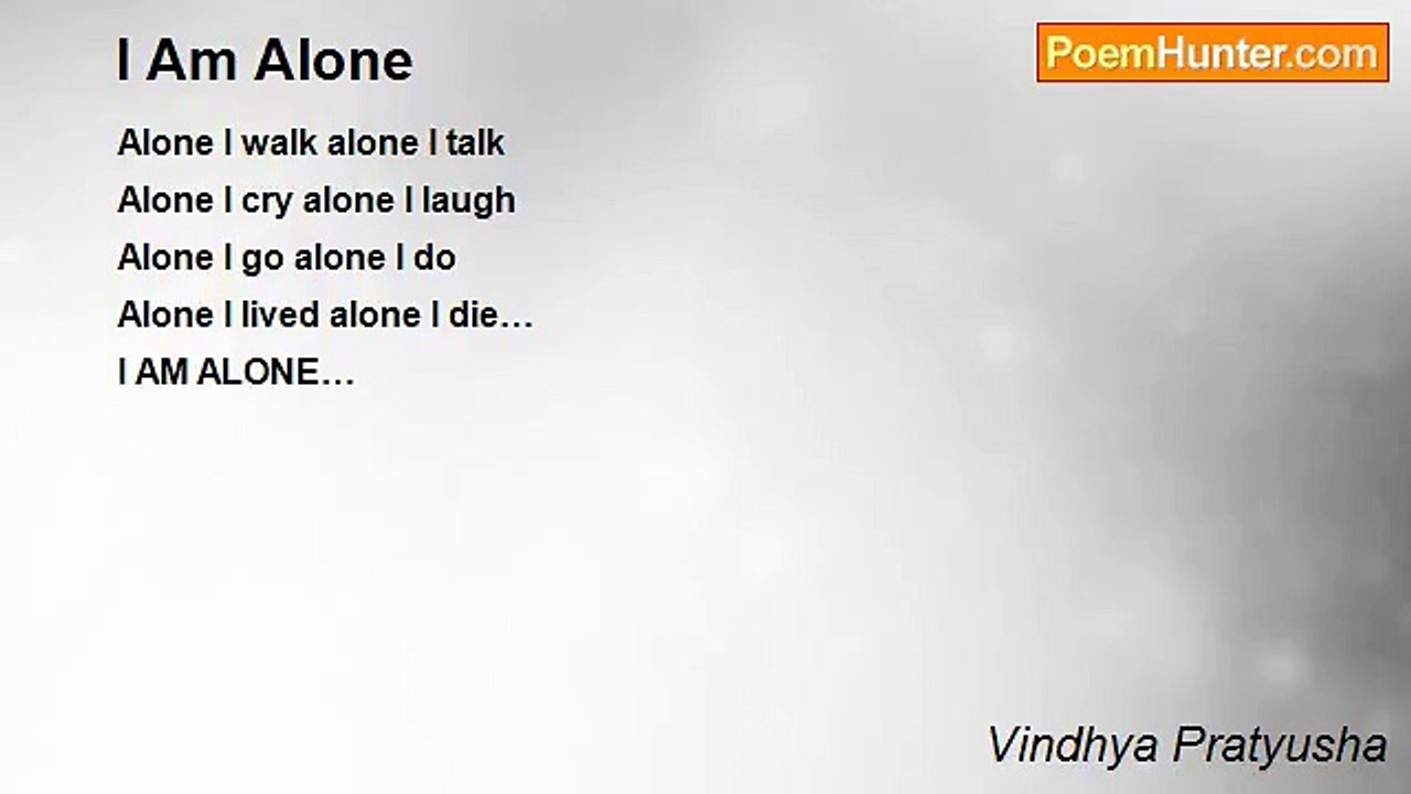 Vindhya Pratyusha - I Am Alone