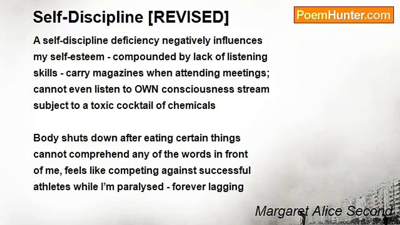 Margaret Alice Second - Self-Discipline [REVISED]