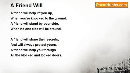 Jon M. Nelson - A Friend Will