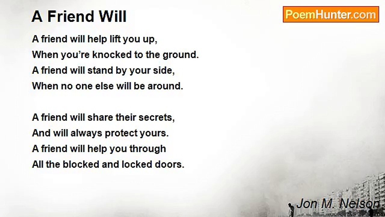 Jon M. Nelson - A Friend Will