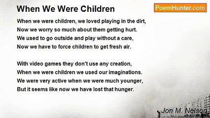 Jon M. Nelson - When We Were Children