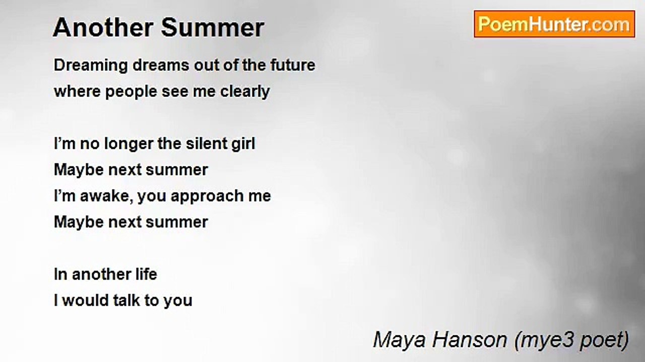 Maya Hanson (mye3) - Another Summer