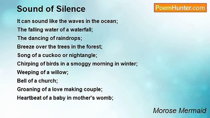 Morose Mermaid - Sound of Silence