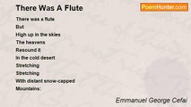 Emmanuel George Cefai - There Was A Flute