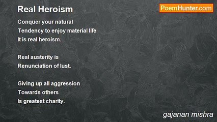 gajanan mishra - Real Heroism