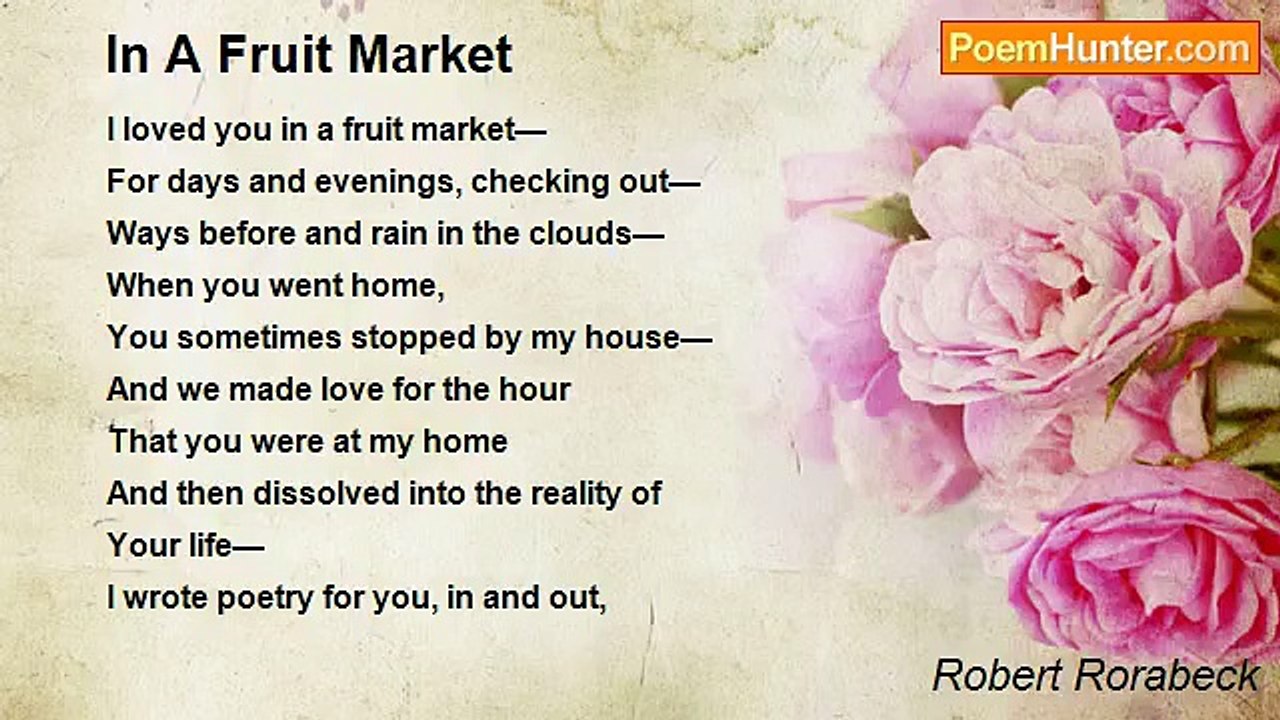 Robert Rorabeck - In A Fruit Market
