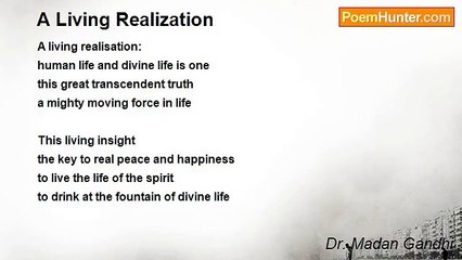 Dr. Madan Gandhi - A Living Realization