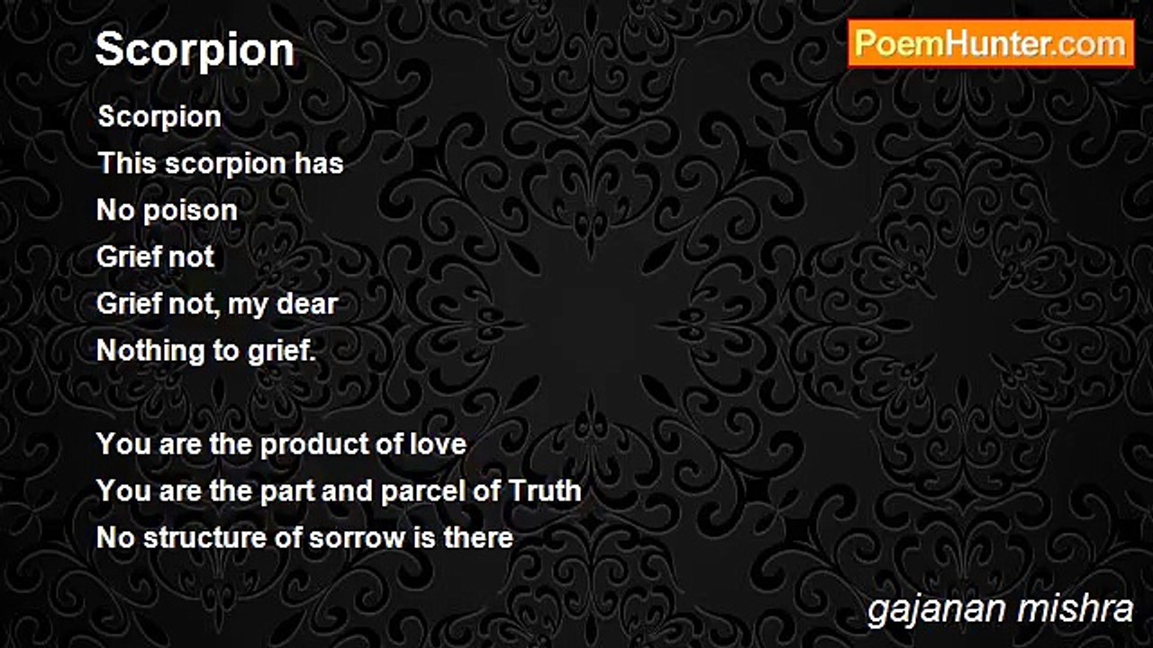 gajanan mishra - Scorpion