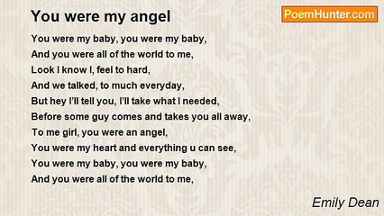 Emily Dean - You were my angel