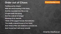 Ananta Madhavan - Order out of Chaos