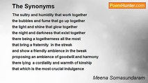 Meena Somasundaram - The Synonyms