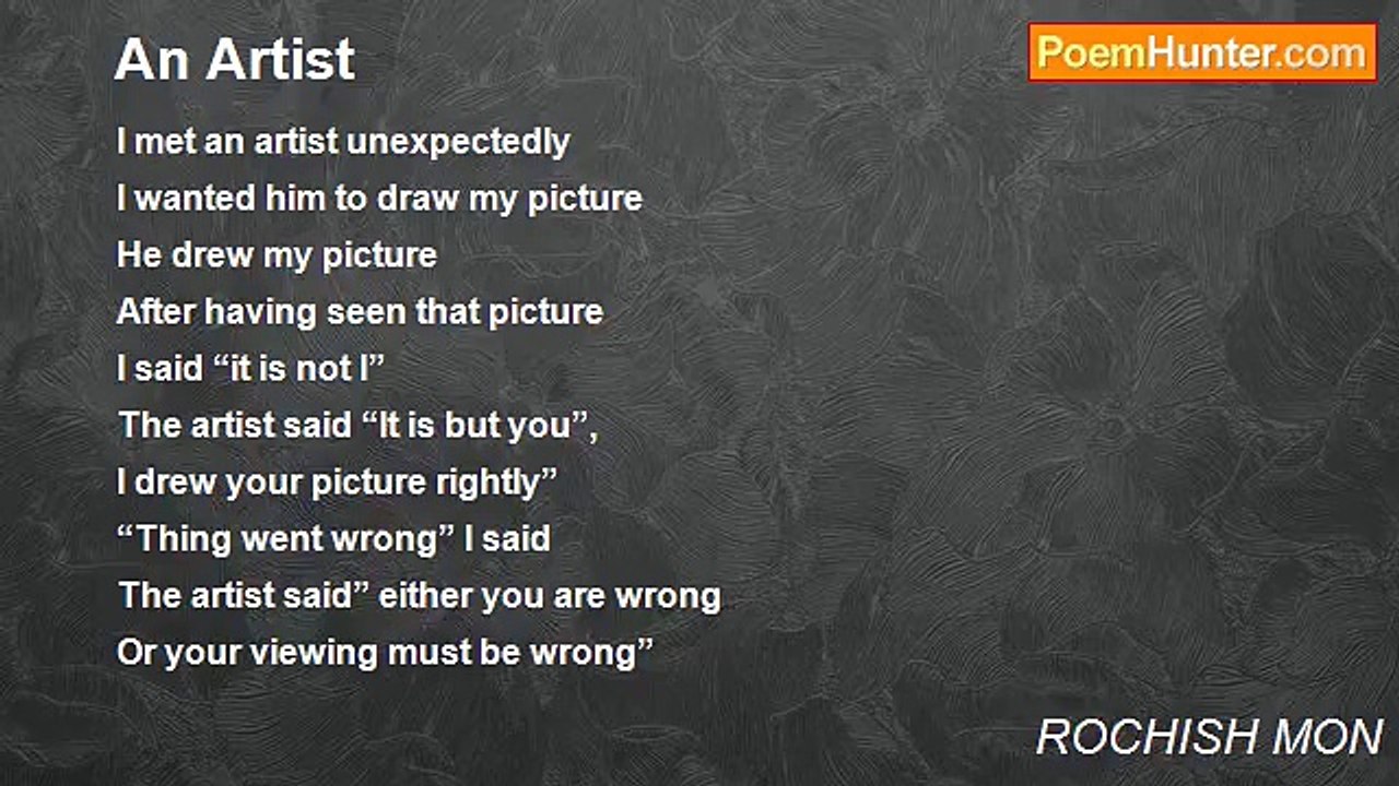 ROCHISH MON - An Artist