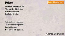 Ananta Madhavan - Prison
