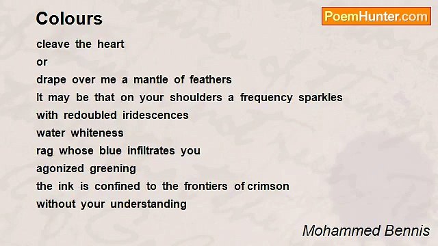 Mohammed Bennis - Colours