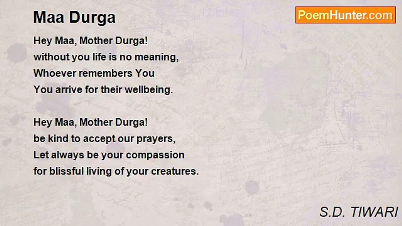 S.D. TIWARI - Maa Durga