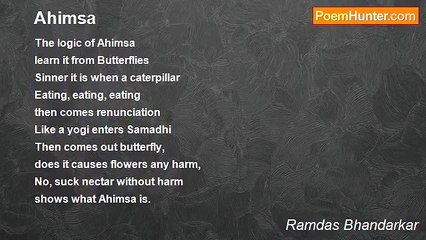 Ramdas Bhandarkar - Ahimsa