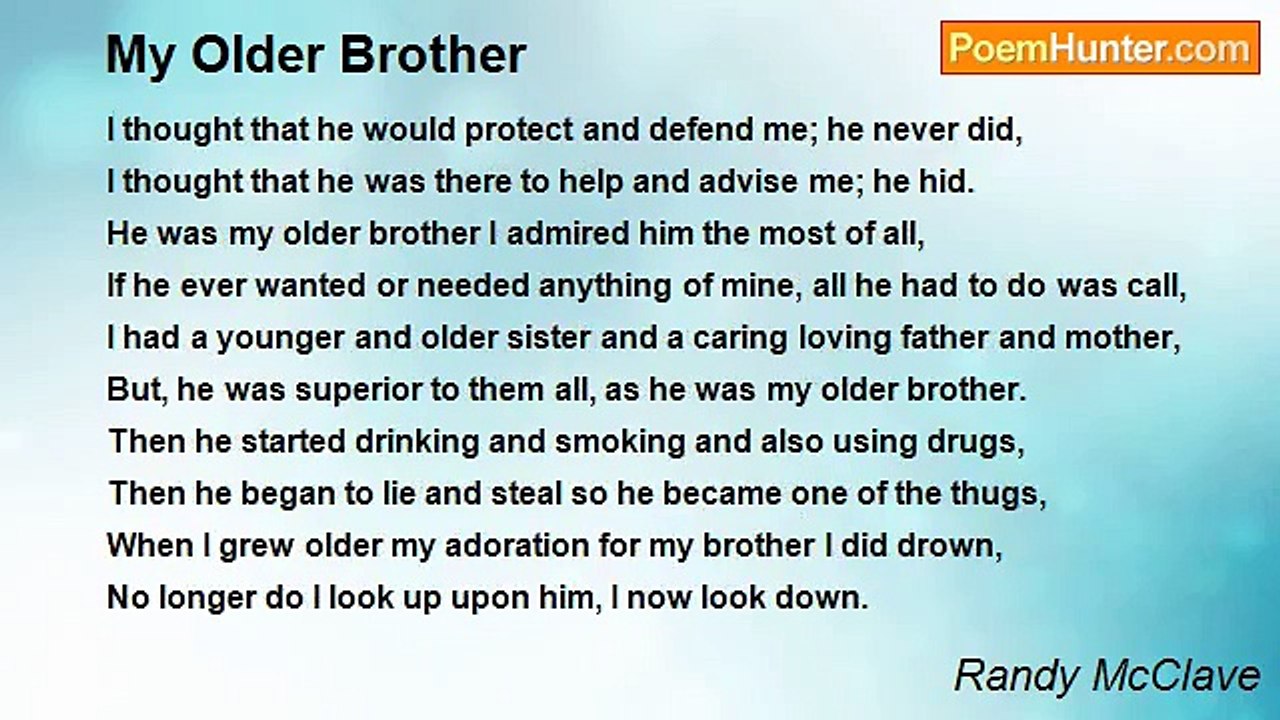 Randy McClave - My Older Brother