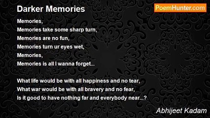 Abhijeet Kadam - Darker Memories