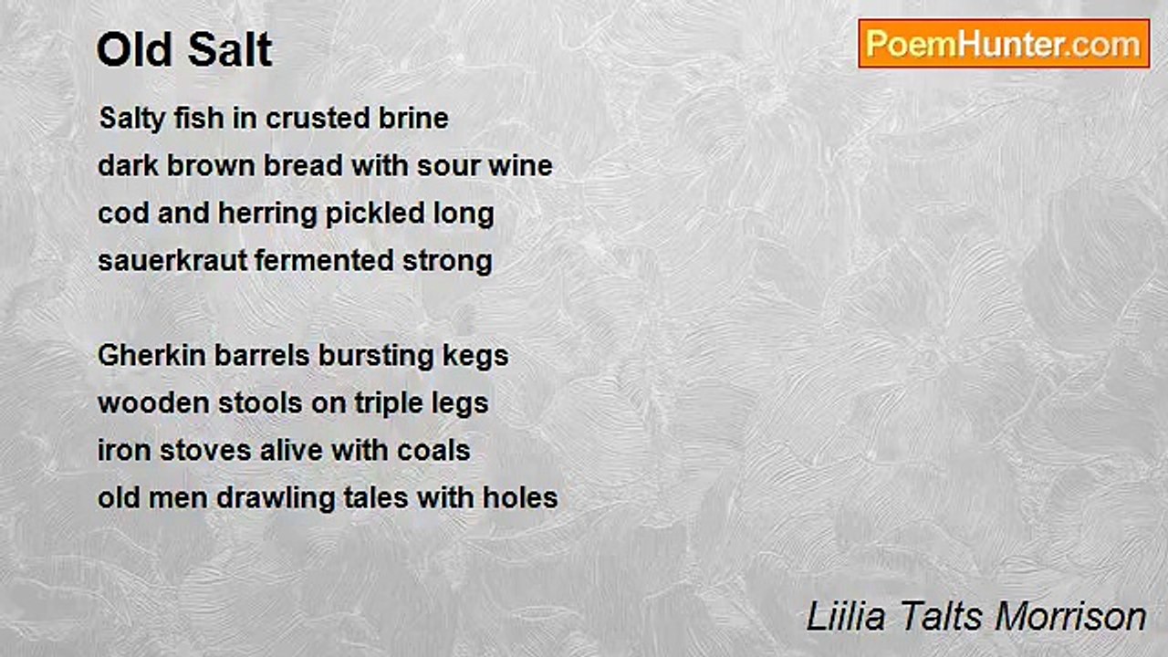 Liilia Talts Morrison - Old Salt