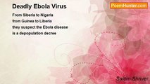 Saiom Shriver - Deadly Ebola Virus