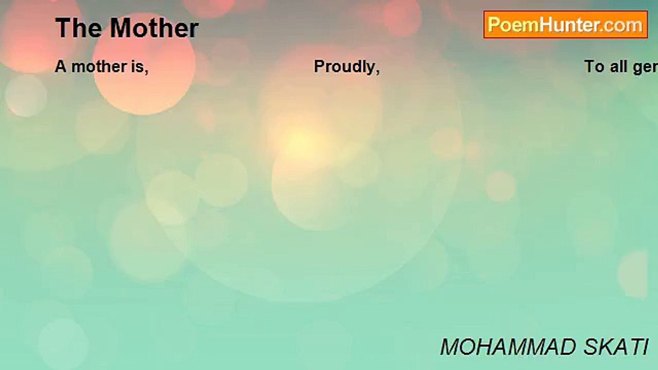 MOHAMMAD SKATI - The Mother