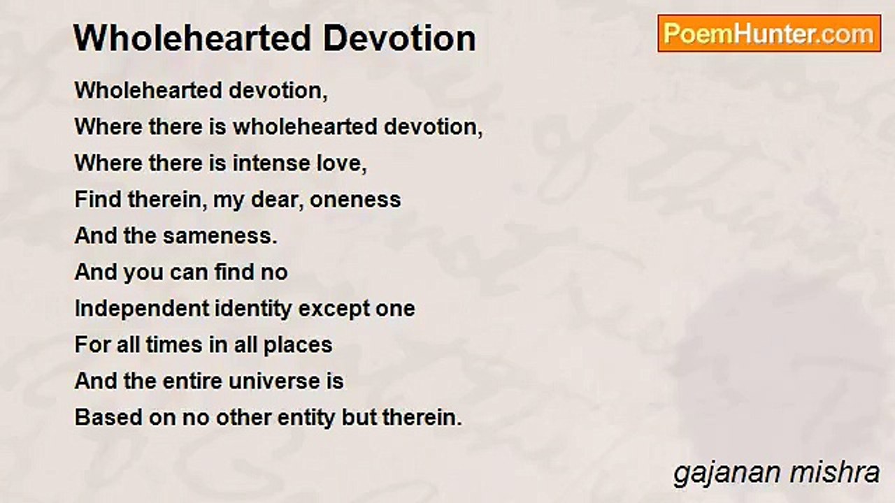 gajanan mishra - Wholehearted Devotion
