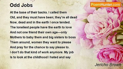 Jericho Brown	 - Odd Jobs