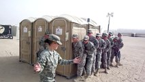 Combien de soldats américains peuvent tenir dans une cabine WC portable ...