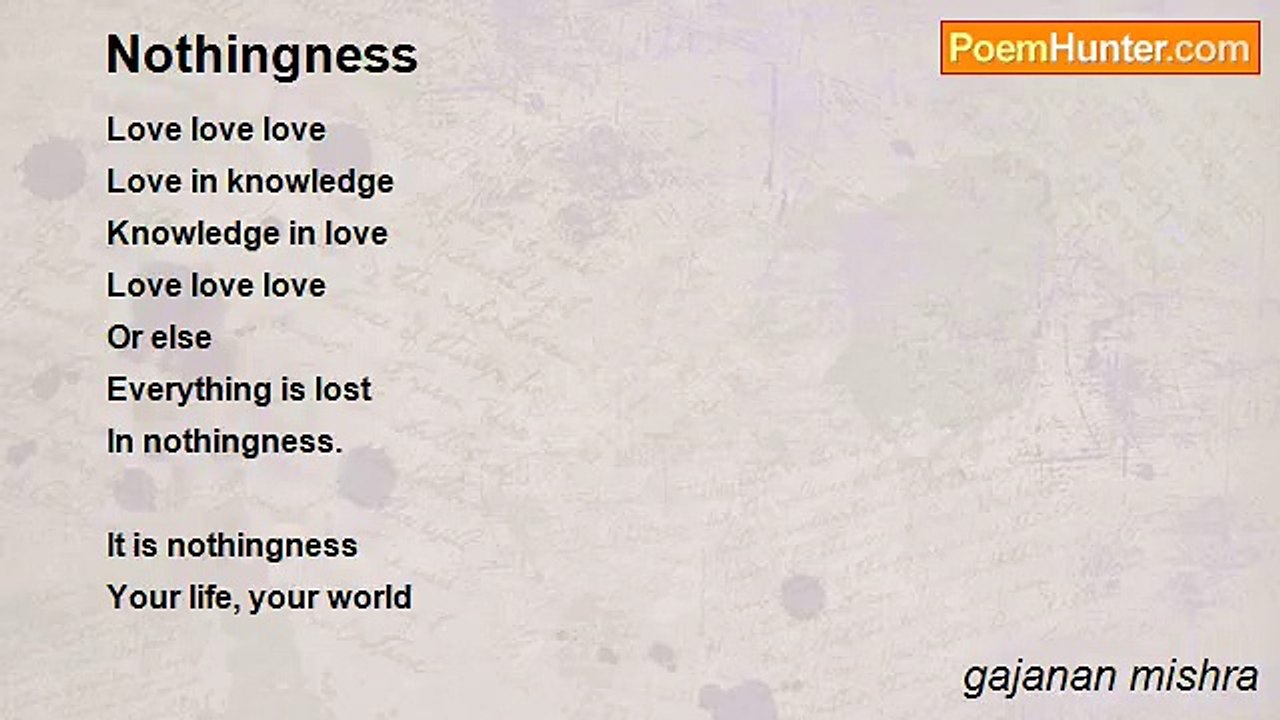 gajanan mishra - Nothingness