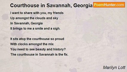 Marilyn Lott - Courthouse in Savannah, Georgia
