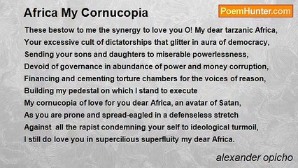 alexander opicho - Africa My Cornucopia