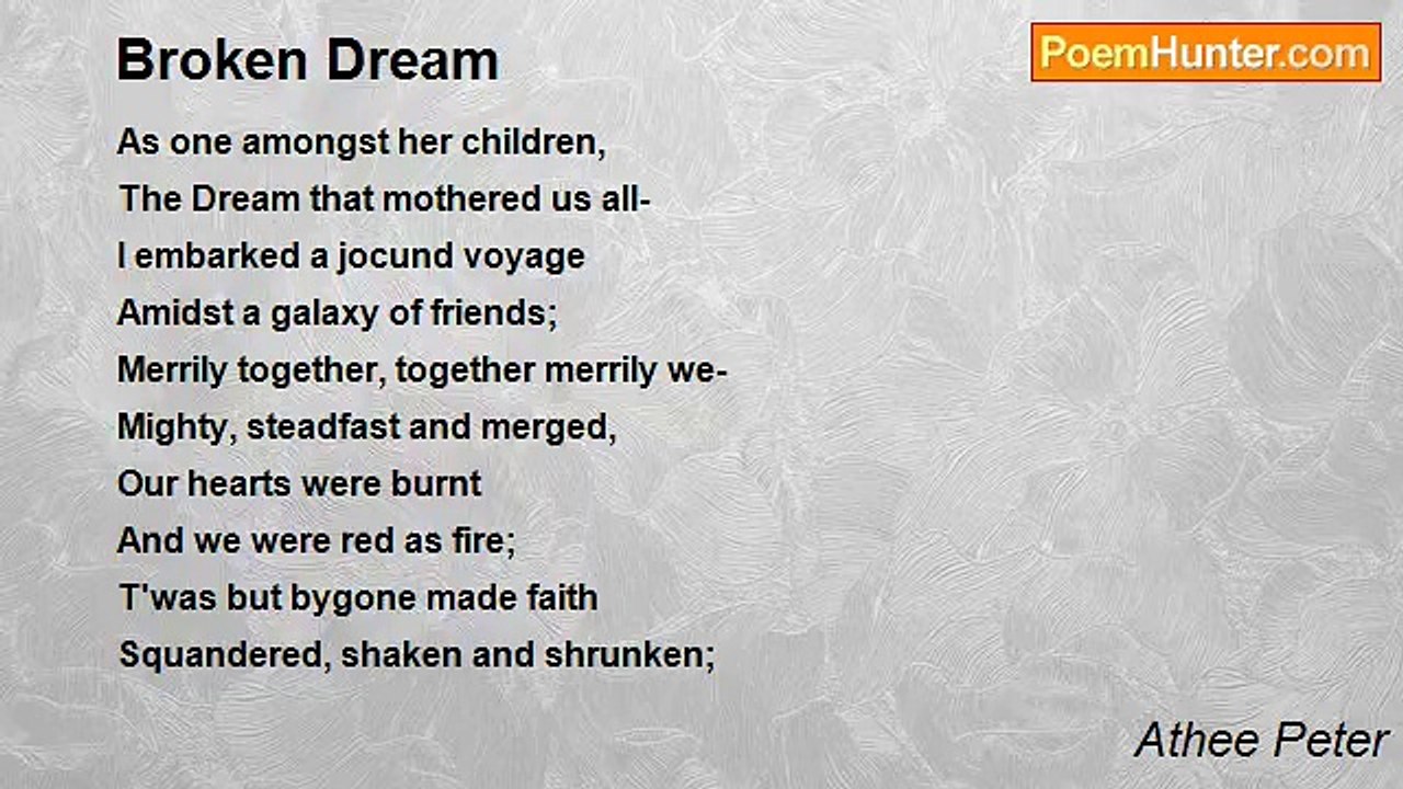 Athee Peter - Broken Dream